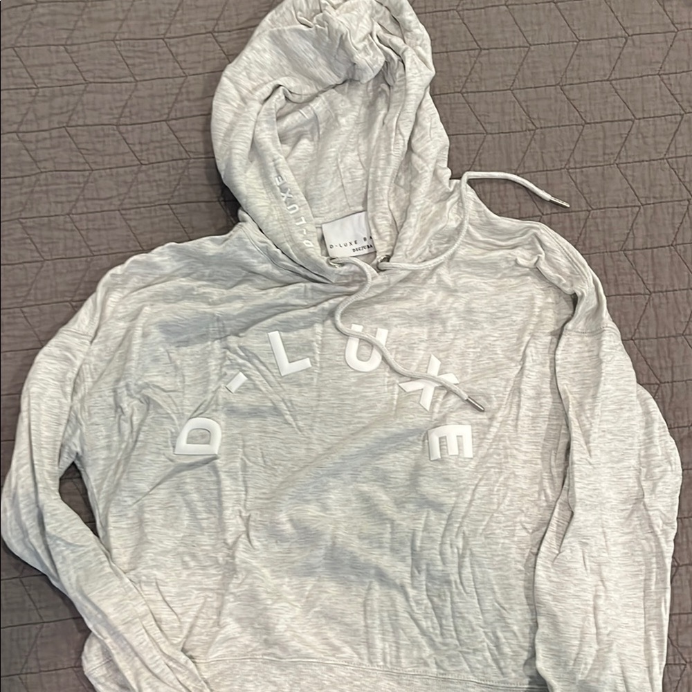 DECJUBA D-Luxe Light Gray Hoodie